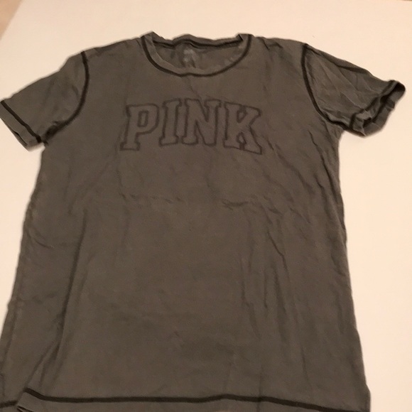 New Victoria’s Secret pink top logo S Longer style - Picture 1 of 5